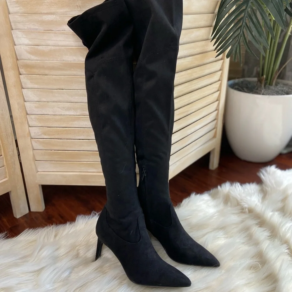 •Calvin Klein®•Sacha Over The Knee boots-black